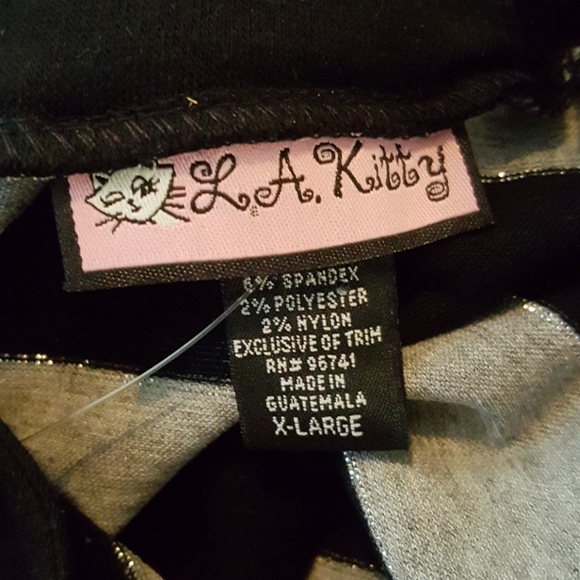 L. A. Kitty Neck Tie Sleeveless Top - Picture 5 of 5